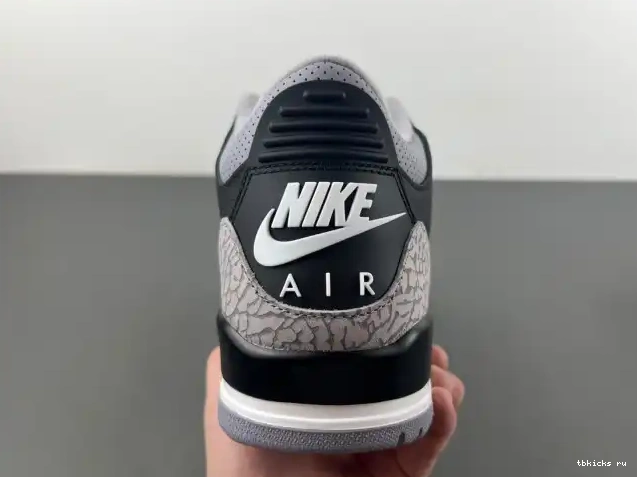 Reps TB Black Air 3 Cement DN3707-010 Jordan 0608